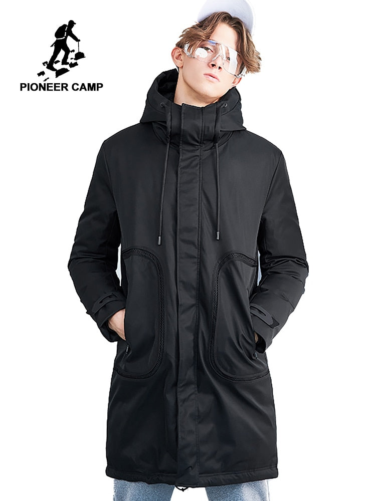Pioneer camp new winter long down jackets