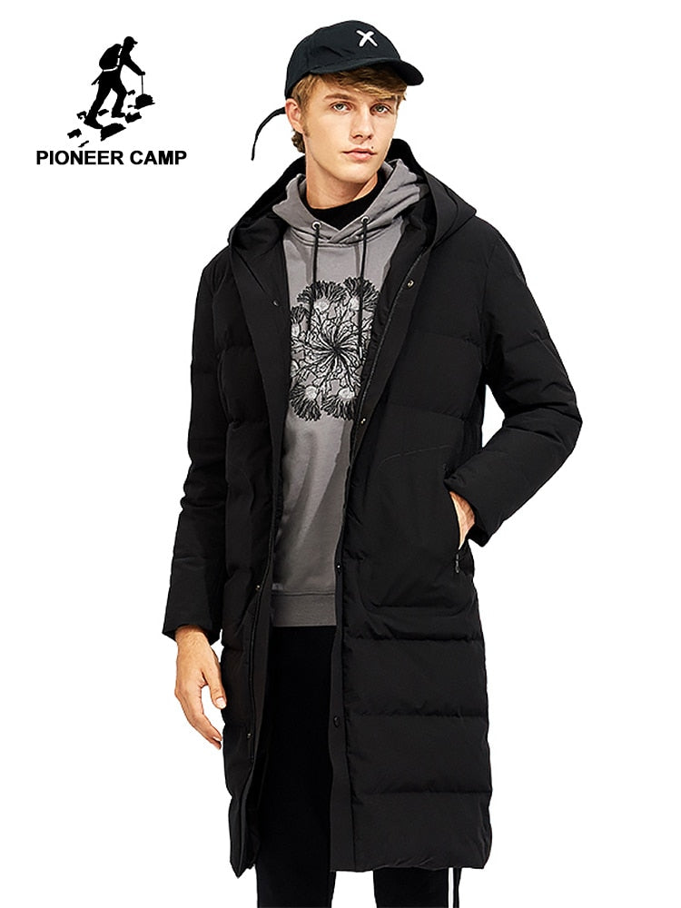 Pioneer Camp new arrival long thicken down jacket