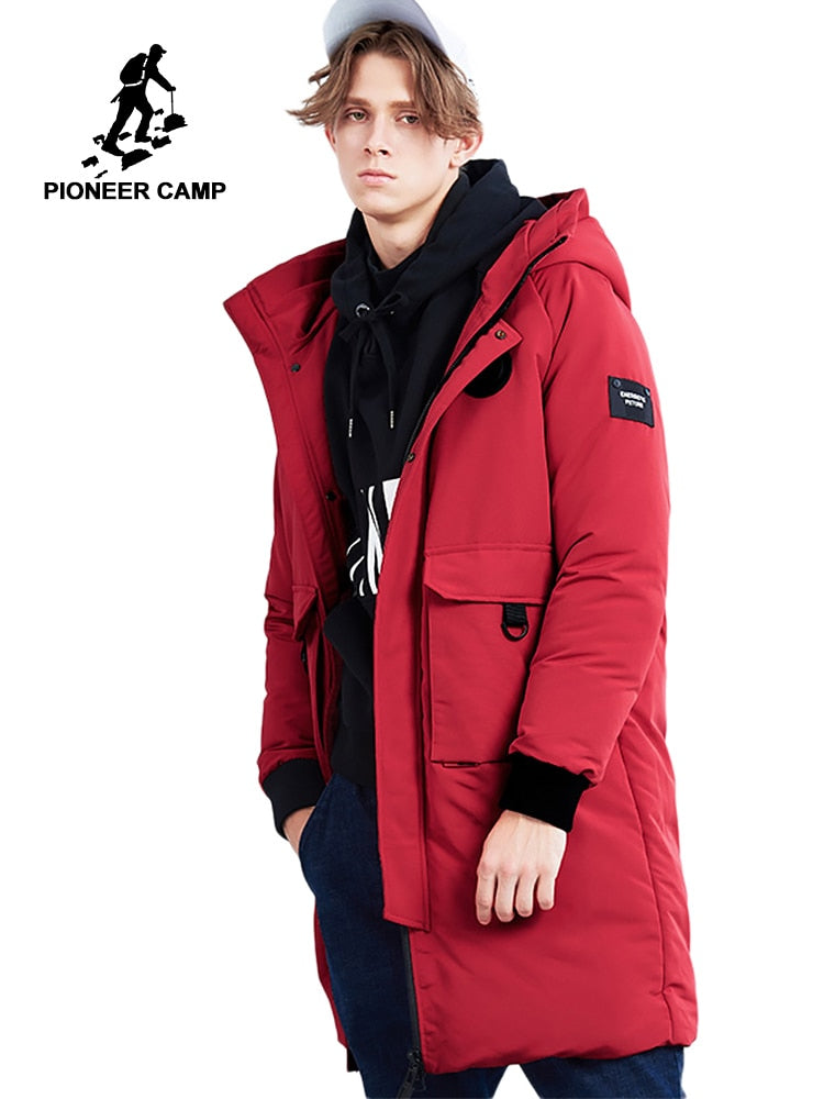 Pioneer camp new winter long down jackets