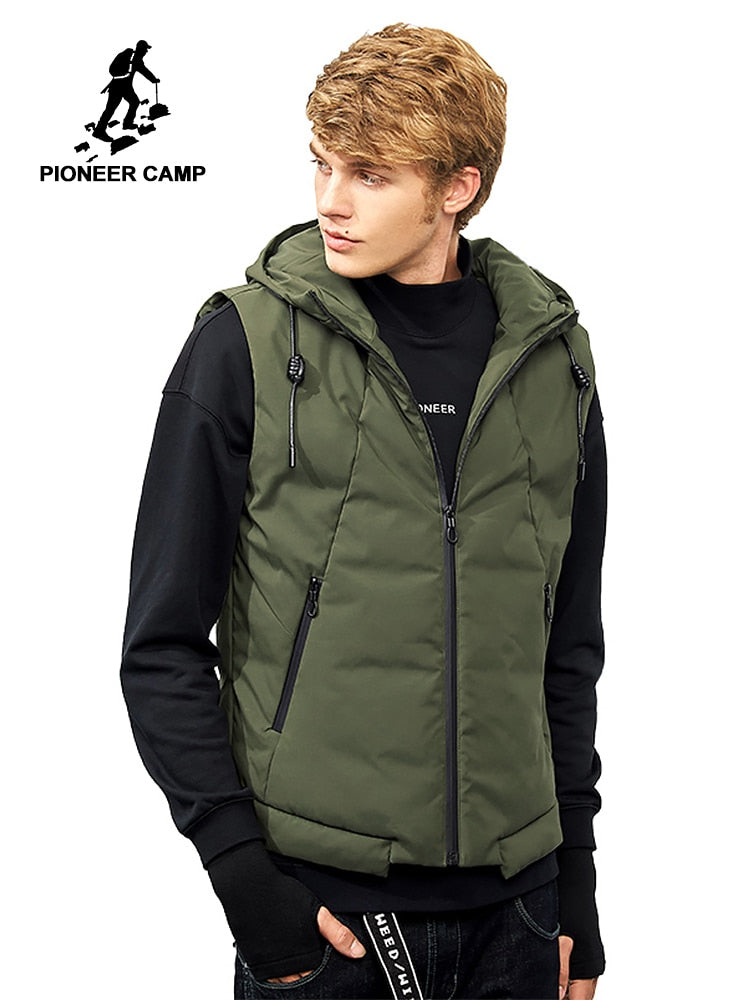 Pioneer Camp autumn winter vest men brand-clothing