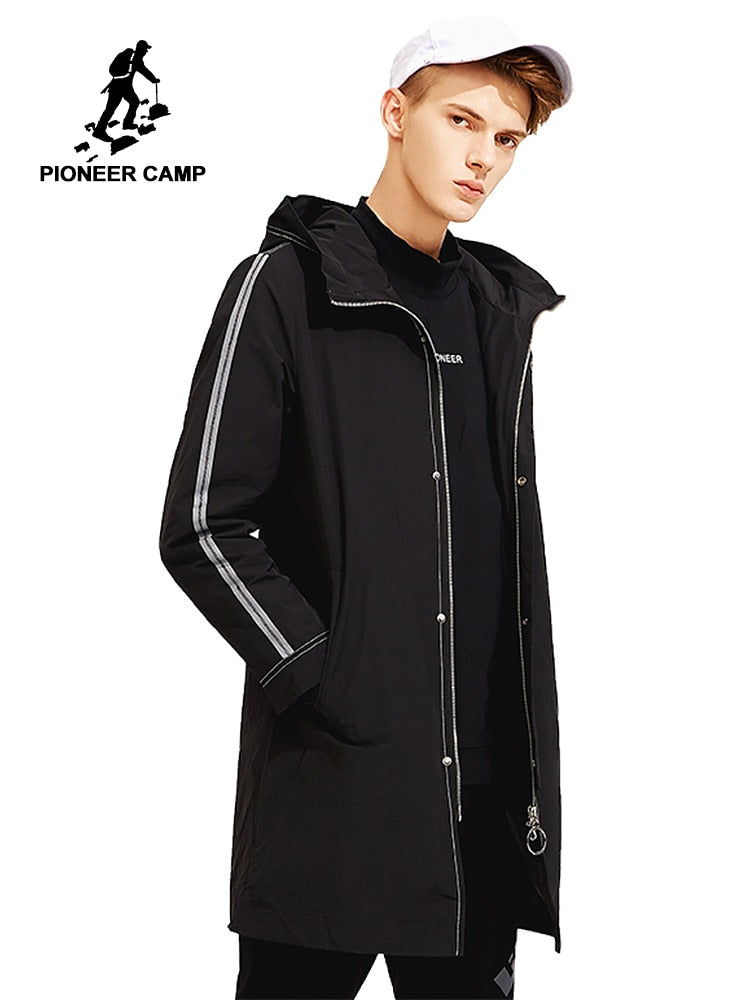 Pioneer camp fashion spring long jacket coat men brand
