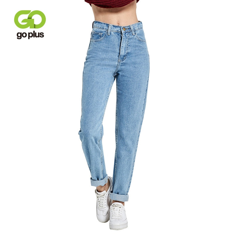Free shipping 2019 New Slim Pencil Pants Vintage High Waist Jeans