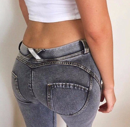 Sexy Jeans High Waist Stretchy Plus Size Hip Push Up Butt